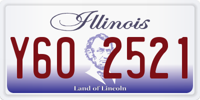IL license plate Y602521