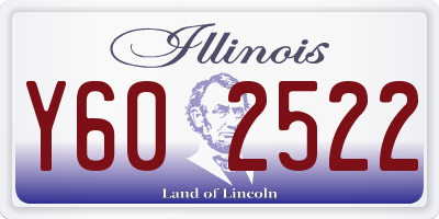 IL license plate Y602522