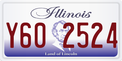 IL license plate Y602524
