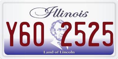IL license plate Y602525