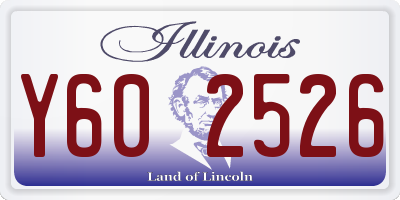 IL license plate Y602526