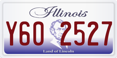 IL license plate Y602527