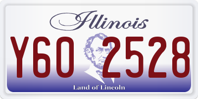 IL license plate Y602528