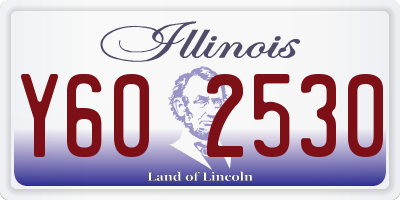 IL license plate Y602530