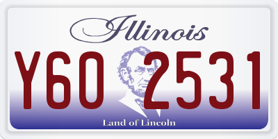 IL license plate Y602531