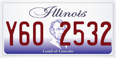 IL license plate Y602532