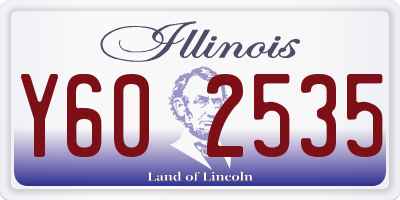 IL license plate Y602535