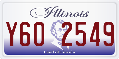 IL license plate Y602549