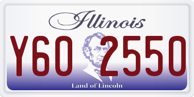 IL license plate Y602550