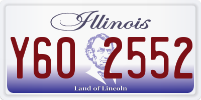 IL license plate Y602552