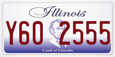 IL license plate Y602555