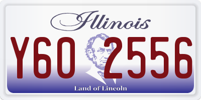 IL license plate Y602556