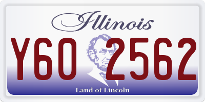 IL license plate Y602562