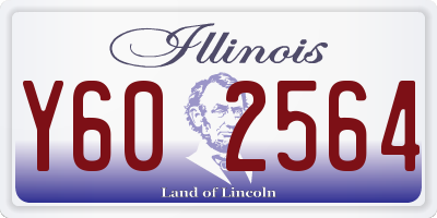 IL license plate Y602564