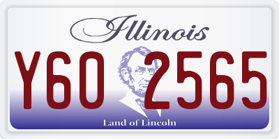 IL license plate Y602565