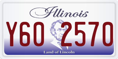 IL license plate Y602570