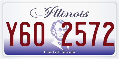 IL license plate Y602572