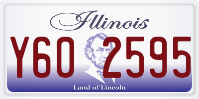 IL license plate Y602595