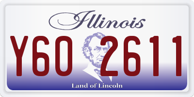 IL license plate Y602611