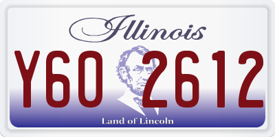 IL license plate Y602612