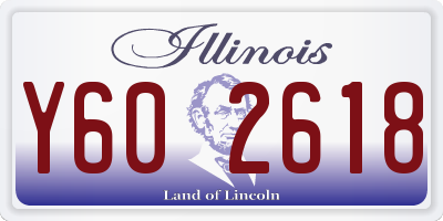 IL license plate Y602618