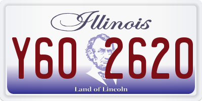 IL license plate Y602620