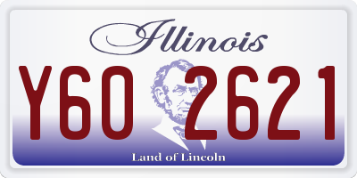 IL license plate Y602621