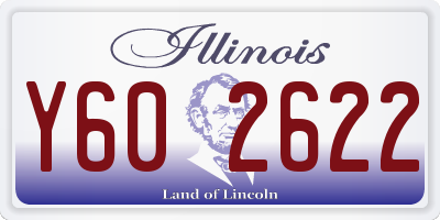 IL license plate Y602622