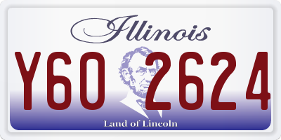 IL license plate Y602624
