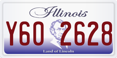 IL license plate Y602628