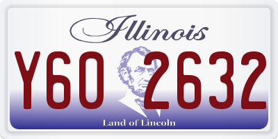 IL license plate Y602632