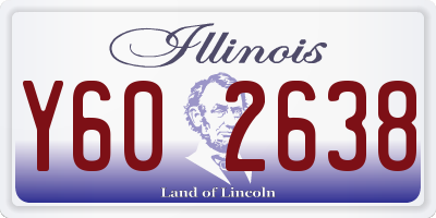 IL license plate Y602638