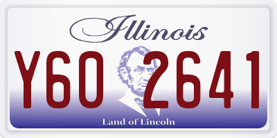 IL license plate Y602641