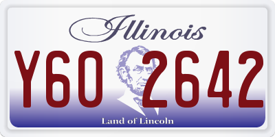 IL license plate Y602642