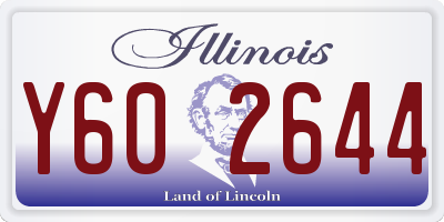 IL license plate Y602644