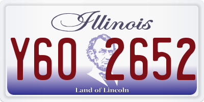 IL license plate Y602652