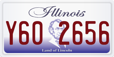IL license plate Y602656