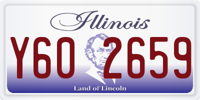 IL license plate Y602659