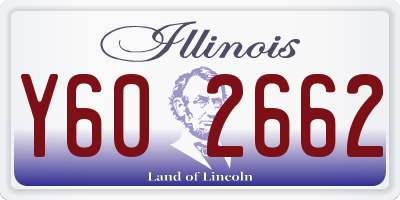 IL license plate Y602662