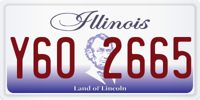 IL license plate Y602665