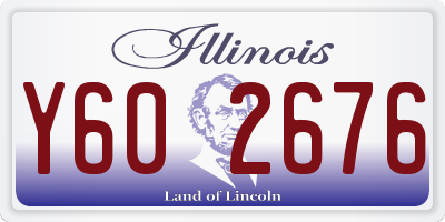 IL license plate Y602676