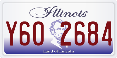 IL license plate Y602684