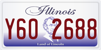 IL license plate Y602688