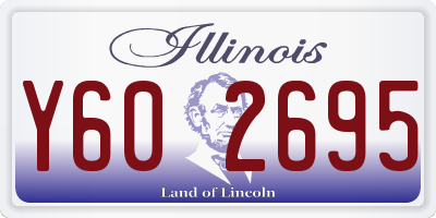 IL license plate Y602695