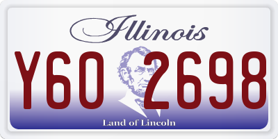 IL license plate Y602698