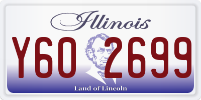 IL license plate Y602699