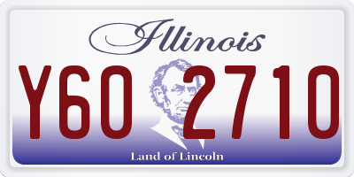IL license plate Y602710