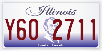 IL license plate Y602711