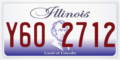 IL license plate Y602712