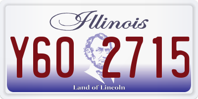 IL license plate Y602715